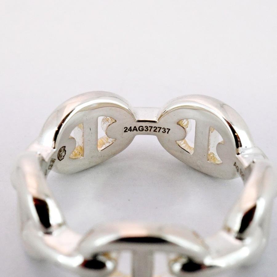 HERMES シェーヌダンクル アンシェネ PM 56 シルバーリング 新品 エルメス Hermes HERMES リング シェーヌ ダンクル アンシェネ