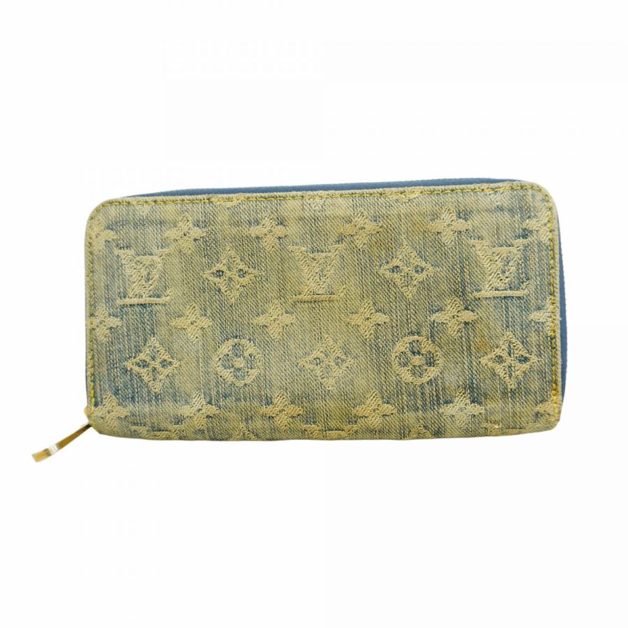 LOUIS VUITTON 【5ma0507】ルイヴィトン 長財布 モノグラム・デニム  