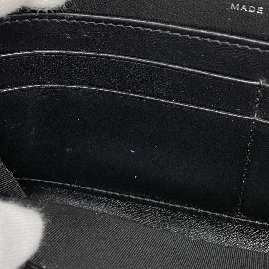 CHANEL 【5ma0958-h】シャネル 長財布 マトラッセ ラムスキン ブラック  