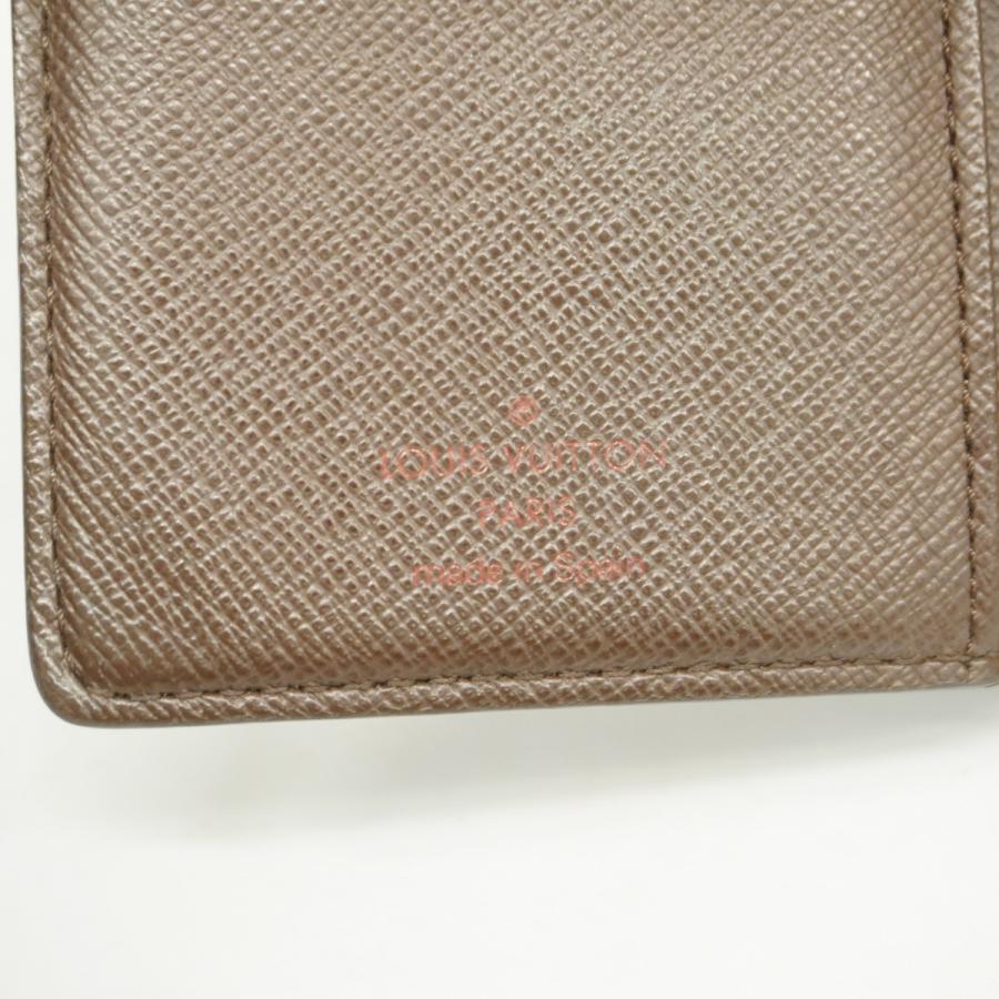 ルイヴィトン　ヴィエノワ　ダミエ　エベヌ　ブラウン　茶色　未使用品級　折り財布 LOUIS VUITTON 【5mc3344】ルイヴィトン 財布 ダミエ
