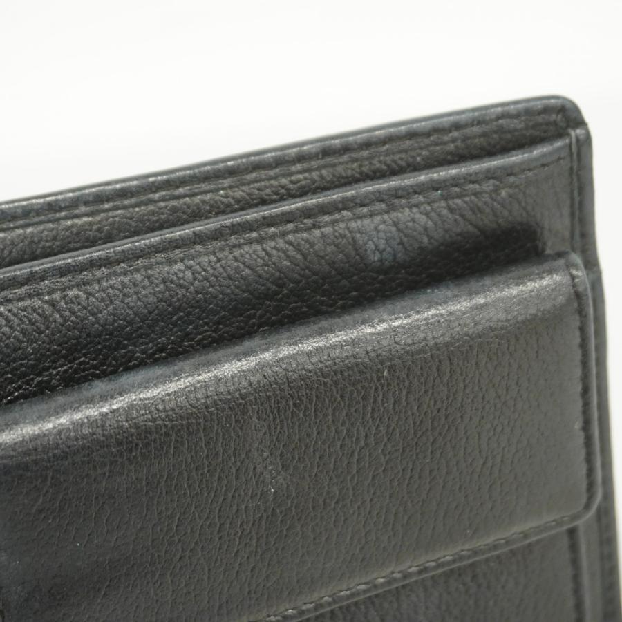 CHANEL 【5md4327】シャネル 財布 カメリア ラムスキン ブラック