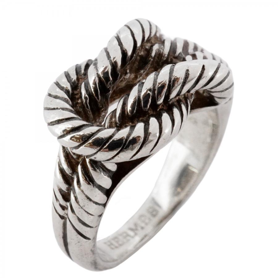 HERMES 925シルバー オーバルリング HERMES シュロワ リング 53 シルバー 925 | MixTHINKS（ミックス