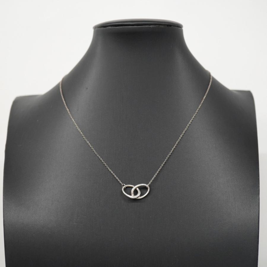 Tiffany & Co. シルバーネックレスリングセット　ダブルループ 楽天市場】ティファニー ダブルループ ネックレス シルバー レディース