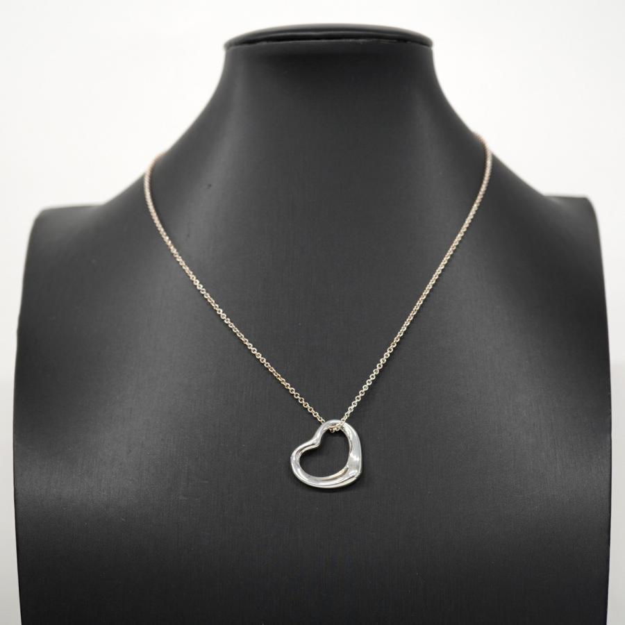 美品 TIFFANY&Co ティファニー オープンハート シルバー925 TIFFANY&Co.（ティファニー） 【5jpb0341】ティファニー ネックレス