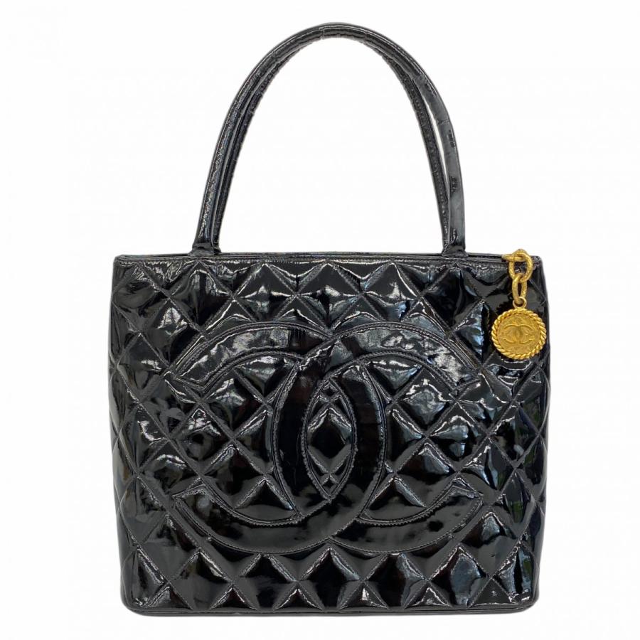 CHANEL 【5od3887-h】シャネル トートバッグ 復刻トート パテント
