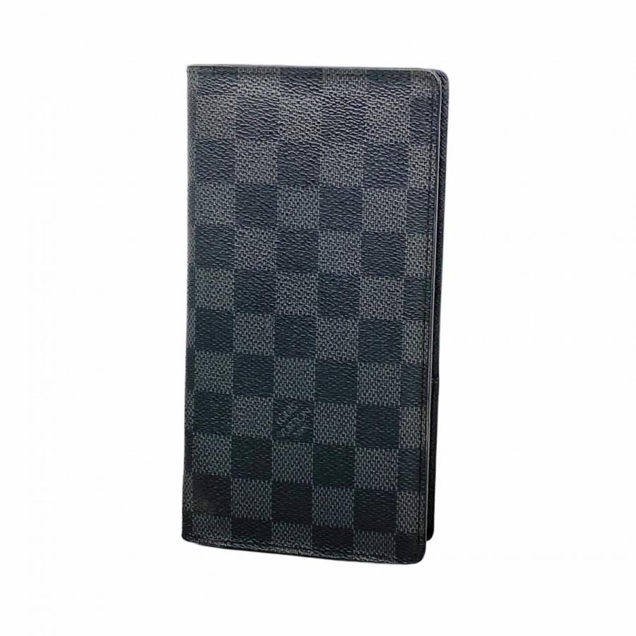 【5pb2740】ルイヴィトン 長財布 ダミエ・グラフィット ポルトフォイユブラザ N62665 ブラック【中古】メンズ LOUIS VUITTON（ルイ・ヴィトン） ☆最終価格【5pb2740】ルイヴィトン