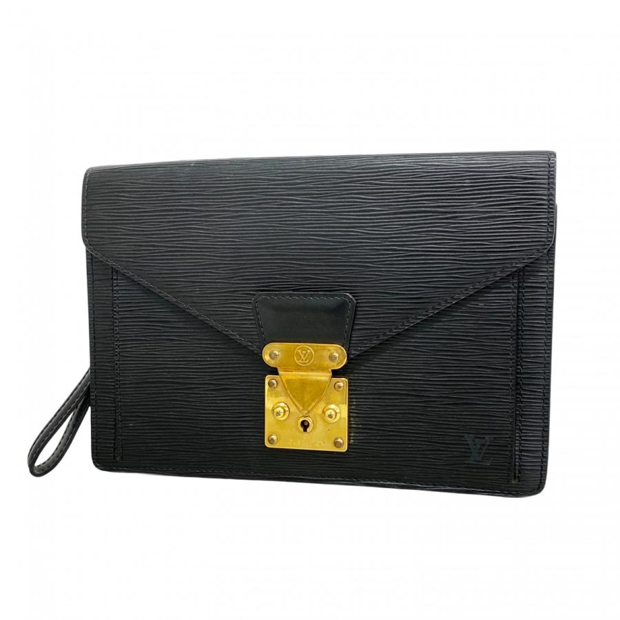 【5pb2749】ルイヴィトン クラッチバッグ エピ ポシェットセリエドラゴンヌ M52612 ノワール【中古】メンズ レディース ユニセックス LOUIS VUITTON（ルイ・ヴィトン） 【5pb2749】ルイヴィトン クラッチ