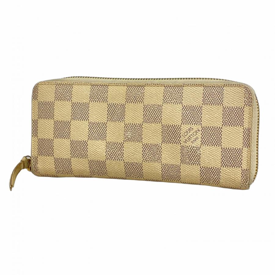【5pb2752】ルイヴィトン 長財布 ダミエ・アズール ポルトフォイユクレマンス N61210 ホワイト【中古】レディース LOUIS VUITTON（ルイ・ヴィトン） ☆最終価格☆SALE【5pb2752】ルイ