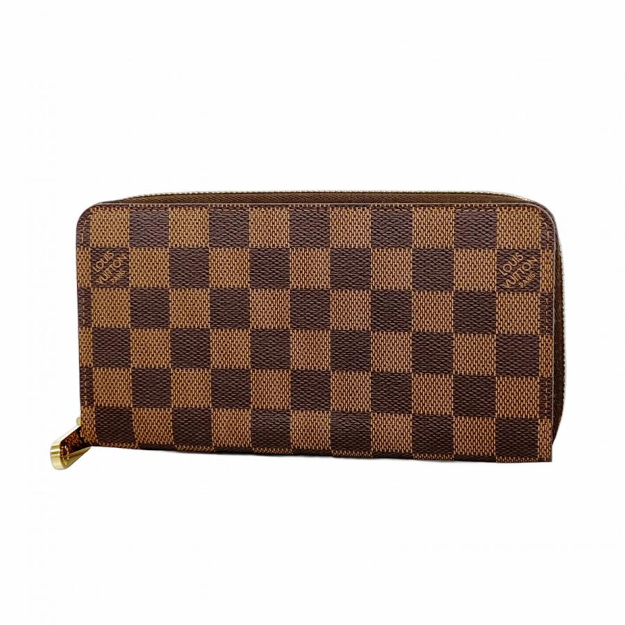 【週末値下げ】ルイヴィトン 長財布 ジッピーウォレット ダミエ・エベヌ LOUIS VUITTON（ルイ・ヴィトン） 【6aa0097-k】ルイヴィトン 長財布
