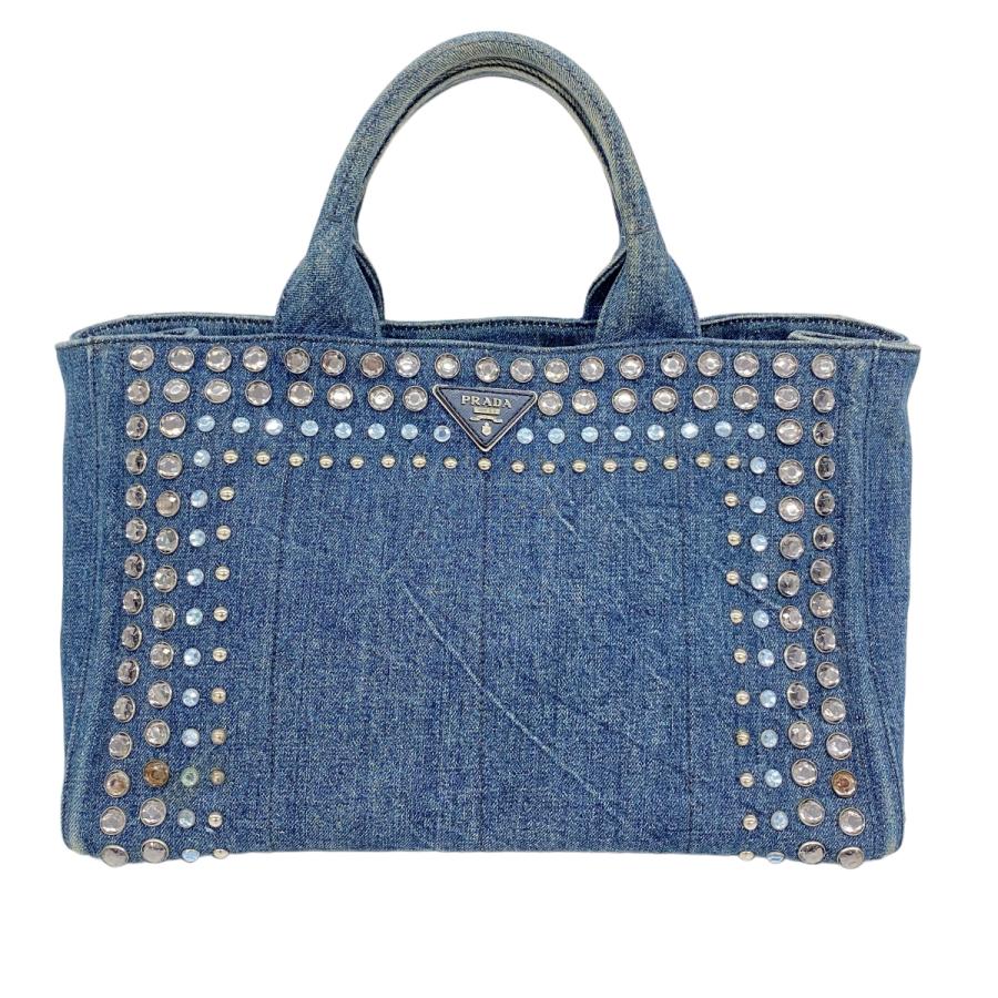 PRADA（プラダ） 【6ad3495-k】プラダ トートバッグ カナパ デニム