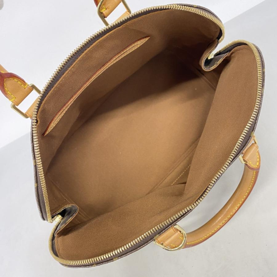 美品 ルイヴィトン モノグラム アルマ ハンドバッグ M51130 LVロゴ ルイ・ヴィトン LOUIS VUITTON アルマ M51130 ブラウン モノグラム