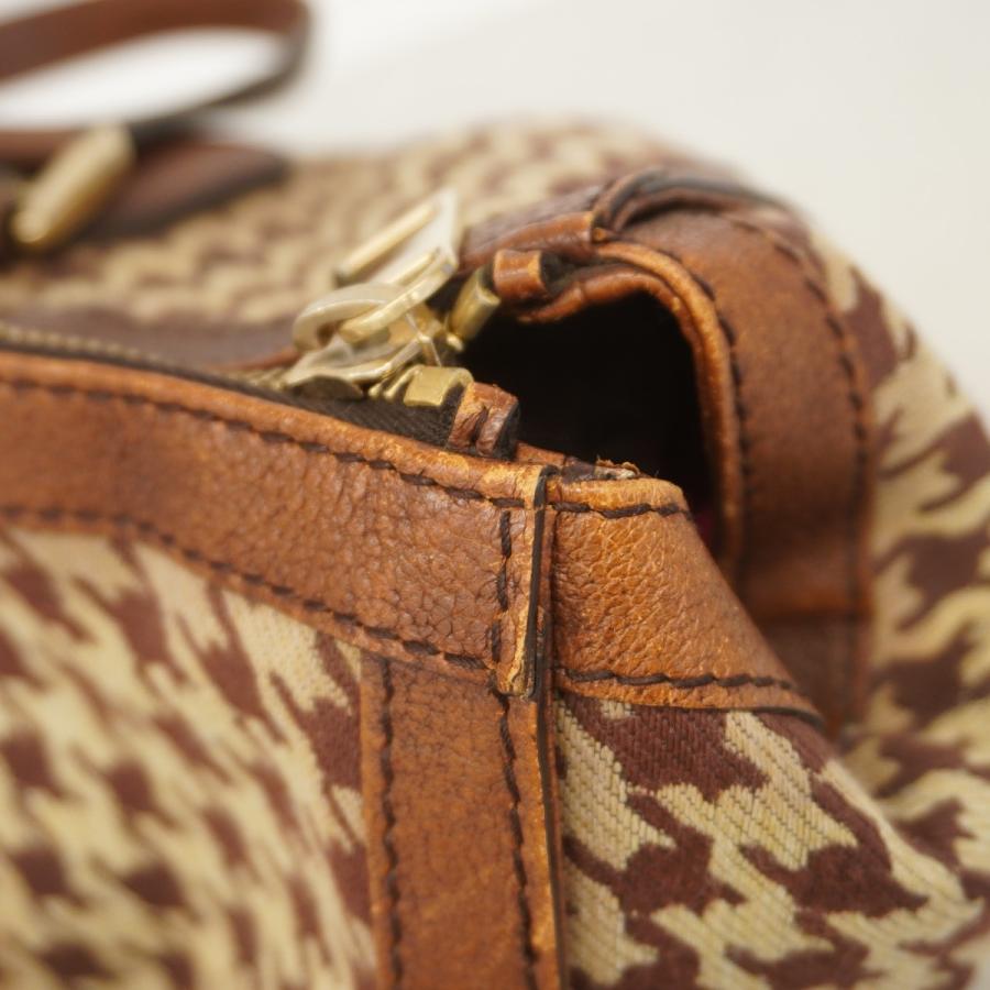 グッチ （ GUCCI）ブラウンレザー シェリーライン ロゴ金具 ハンドバッグ GUCCI（グッチ） 【6ad3437-k】グッチ ハンドバッグ シェリーライン