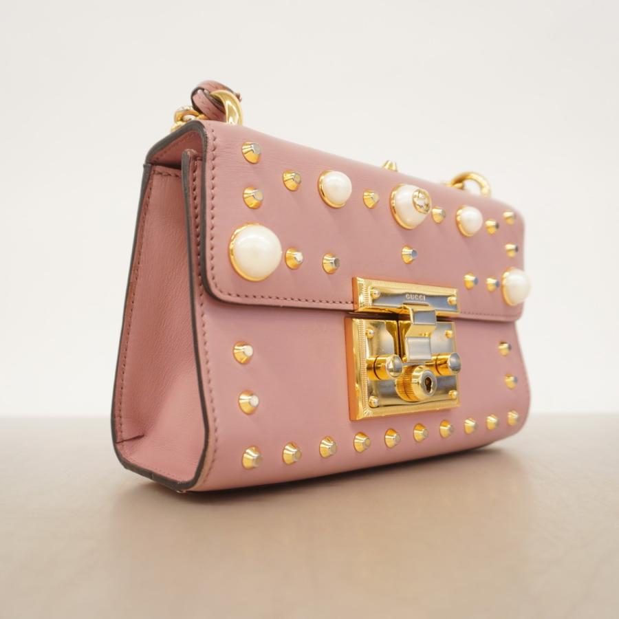 ✨GUCCI✨グッチ✨GG柄✨ブラウン✨ピンク✨ハンドバッグ✨ GUCCI（グッチ） ショルダーバッグ GGキャンバス ピンク×ブラウン