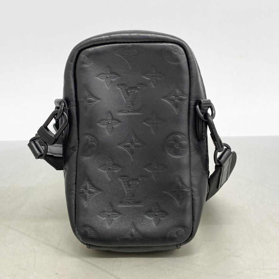 超極美品 ルイヴィトン モノグラム シャドウ ショルダーバッグ フォンポーチ LOUIS VUITTON（ルイ・ヴィトン） 【6ae6342】ルイヴィトン ショルダー