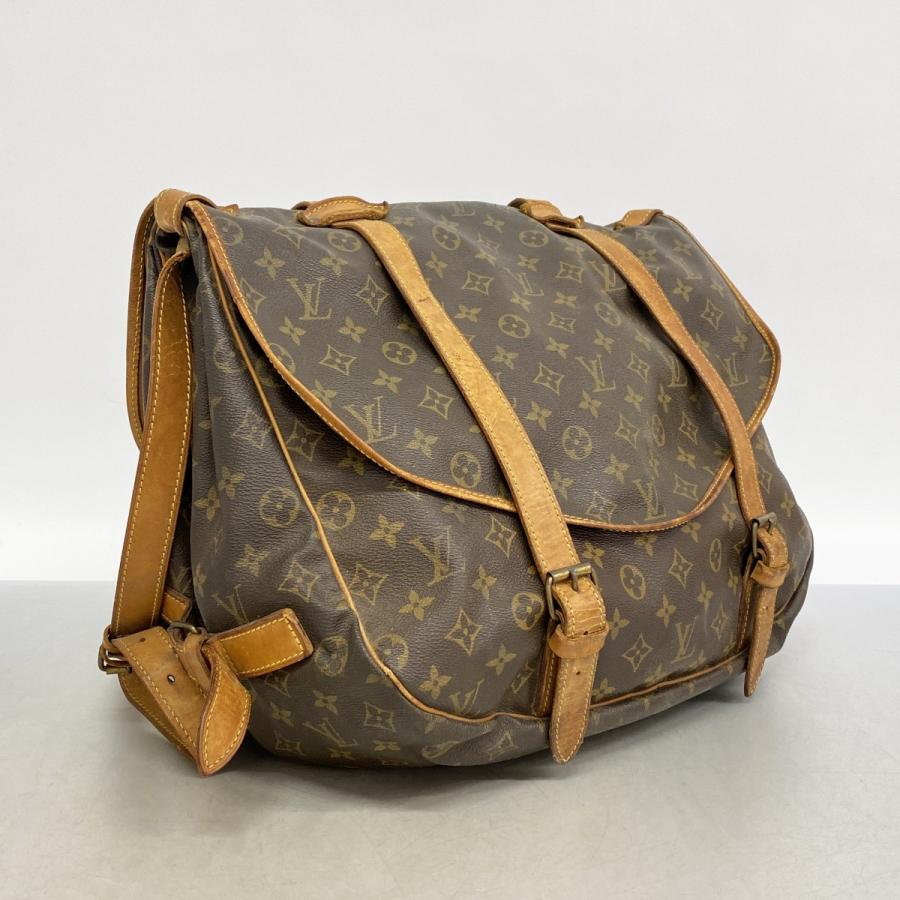 ★最終価格【6da0261】ルイヴィトン ショルダーバッグ モノグラム ソミュール43 M42252 ブラウン【中古】レディース LOUIS VUITTON（ルイ・ヴィトン） 【6da0261】ルイヴィトン ショルダー