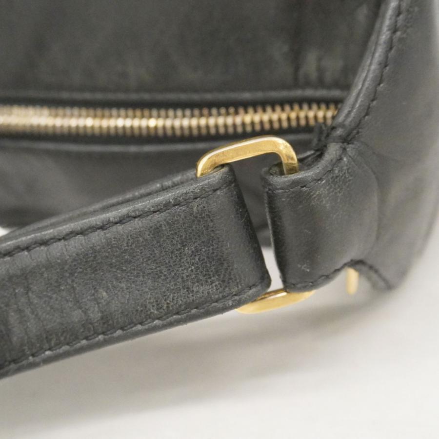 【6db1396-k】シャネル ショルダーバッグ チョコバー ラムスキン ブラック ゴールド金具【中古】レディース CHANEL（シャネル） 【6db1396-k】シャネル ショルダーバッグ チョコ