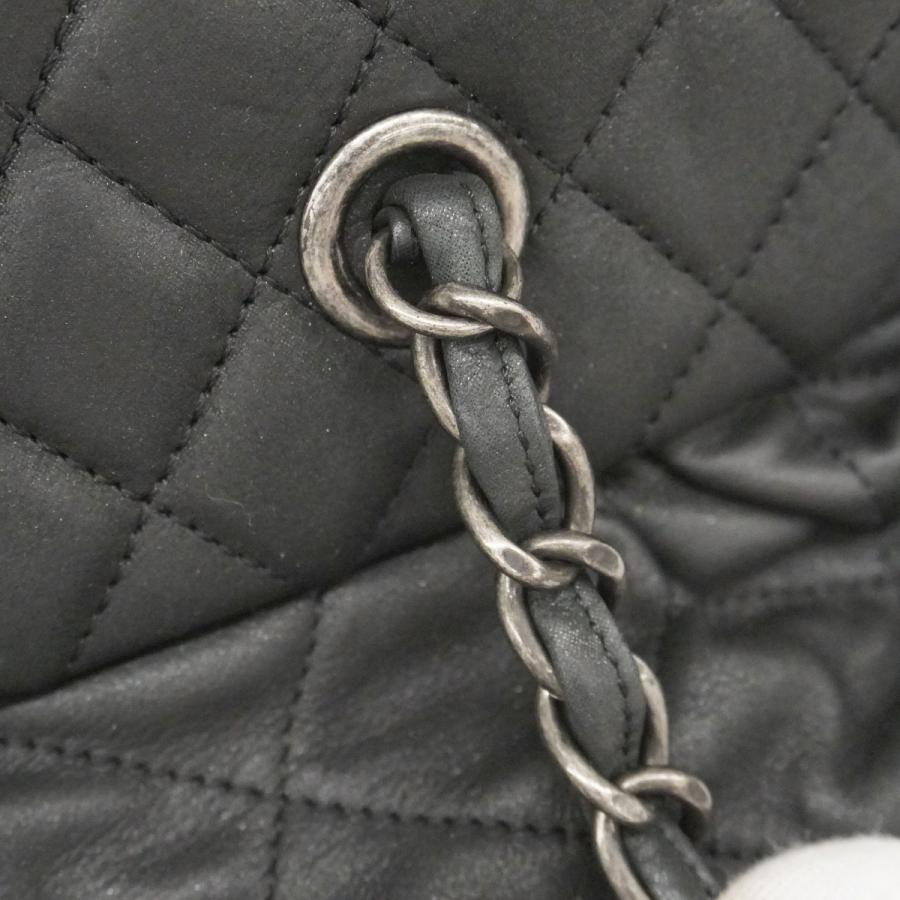 【6db1395-k】シャネル ショルダーバッグ マトラッセ チェーンショルダー ラムスキン ブラック シルバー金具【中古】レディース CHANEL - 【6db1395-k】シャネル ショルダーバッグ マトラッセ