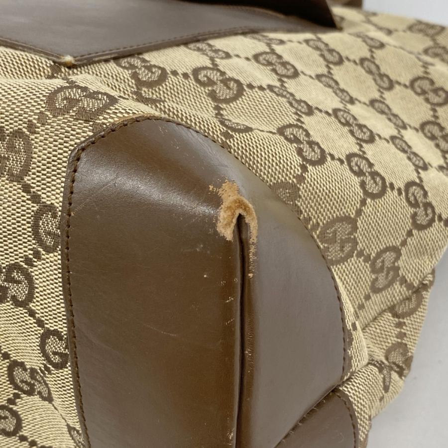 ★SALE【6db2118】グッチ トートバッグ GGキャンバス 019 0426 キャンバス ブラウン シルバー金具【中古】レディース_5