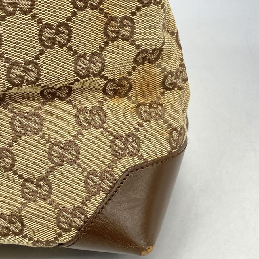 ★SALE【6db2118】グッチ トートバッグ GGキャンバス 019 0426 キャンバス ブラウン シルバー金具【中古】レディース_8