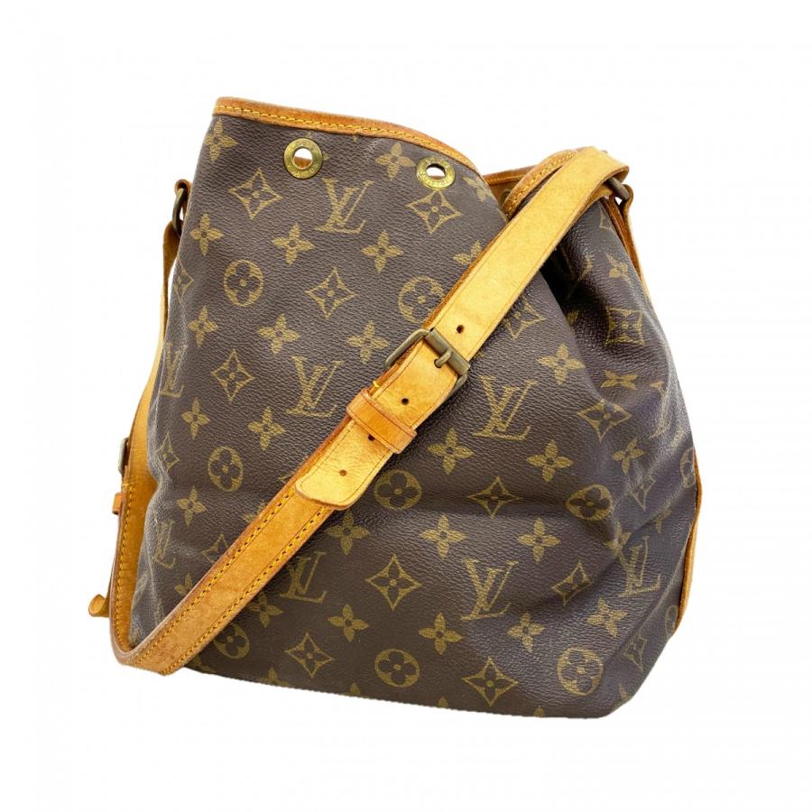 【6dc3264】ルイヴィトン ショルダーバッグ モノグラム プチノエ M42226 ブラウン【中古】レディース LOUIS VUITTON（ルイ・ヴィトン） 【6dc3264】ルイヴィトン ショルダー