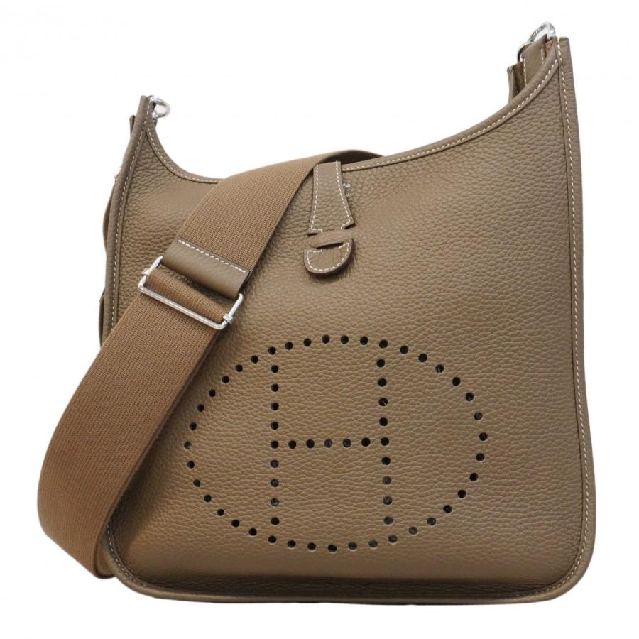 【6dd4366】エルメス ショルダーバッグ エヴリン3PM トリヨンクレマンス エトゥープ B刻印【中古】レディース HERMES（エルメス） 【6dd4366】エルメス ショルダーバッグ エヴリン