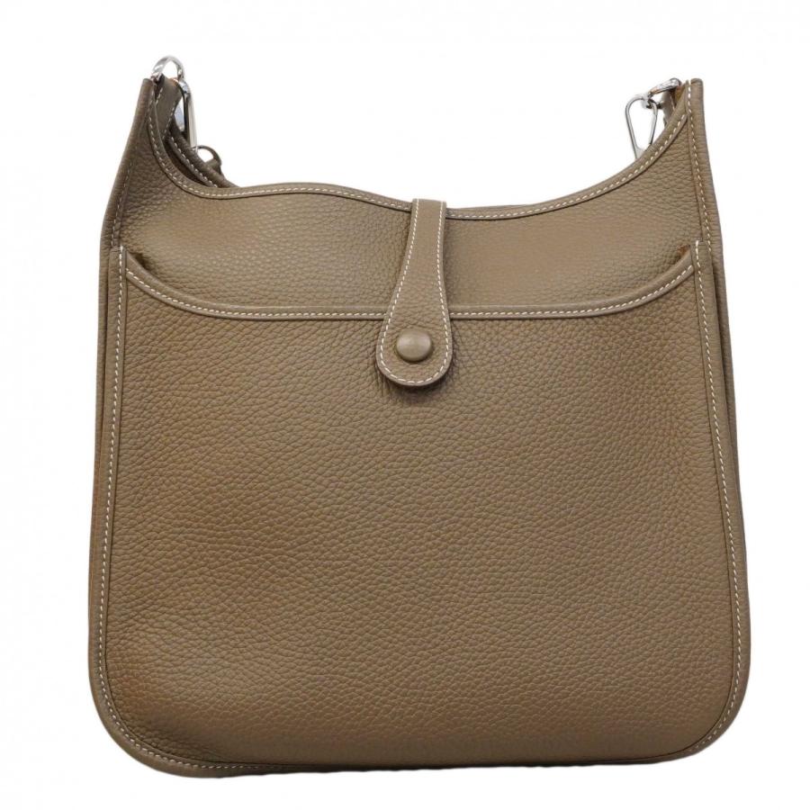 【6dd4366】エルメス ショルダーバッグ エヴリン3PM トリヨンクレマンス エトゥープ B刻印【中古】レディース HERMES（エルメス） 【6dd4366】エルメス ショルダーバッグ エヴリン
