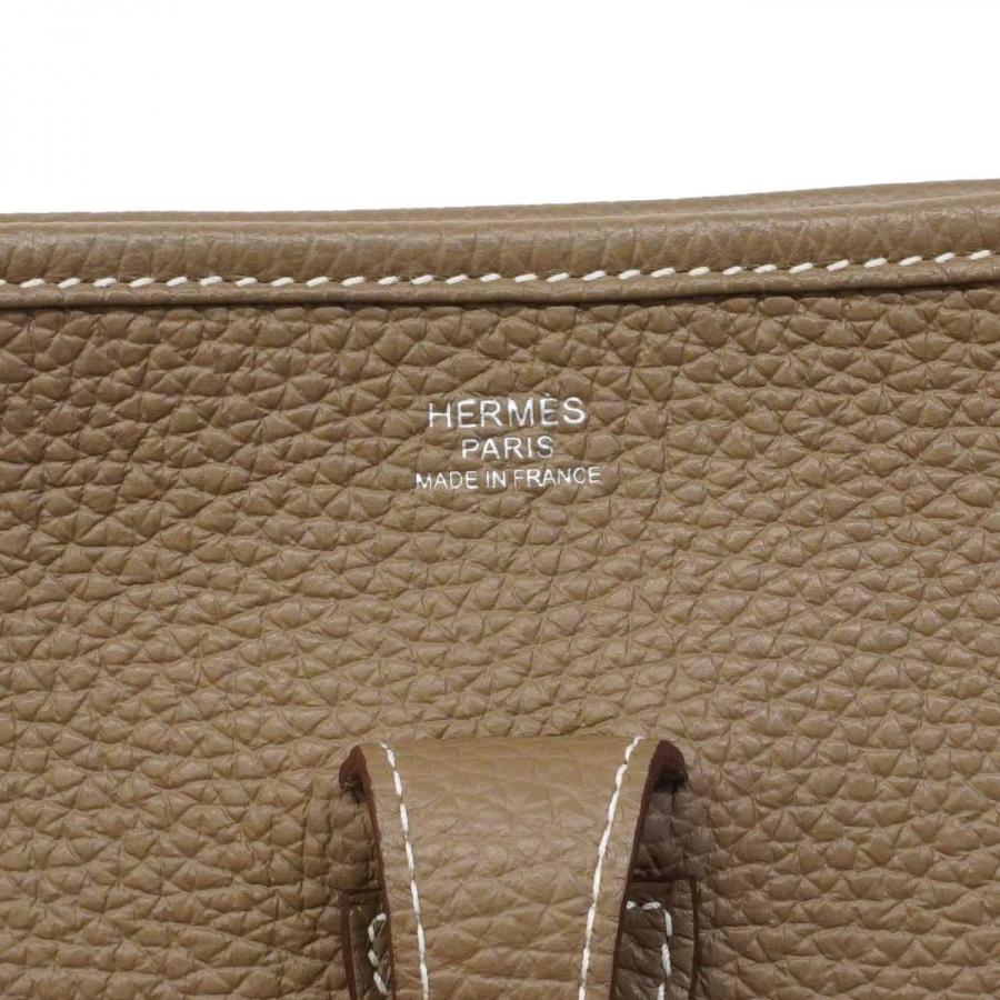 【6dd4366】エルメス ショルダーバッグ エヴリン3PM トリヨンクレマンス エトゥープ B刻印【中古】レディース HERMES（エルメス） 【6dd4366】エルメス ショルダーバッグ エヴリン