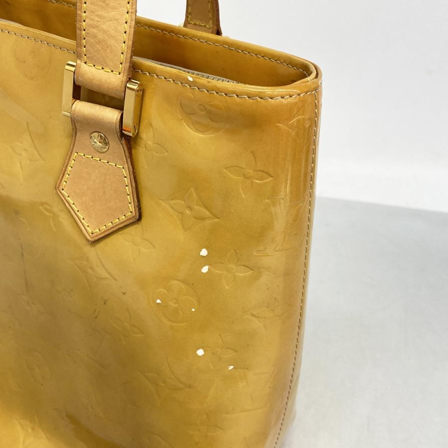 【6dc2723】ルイヴィトン トートバッグ ヴェルニ ヒューストン M91004 ベージュ【中古】レディース_5
