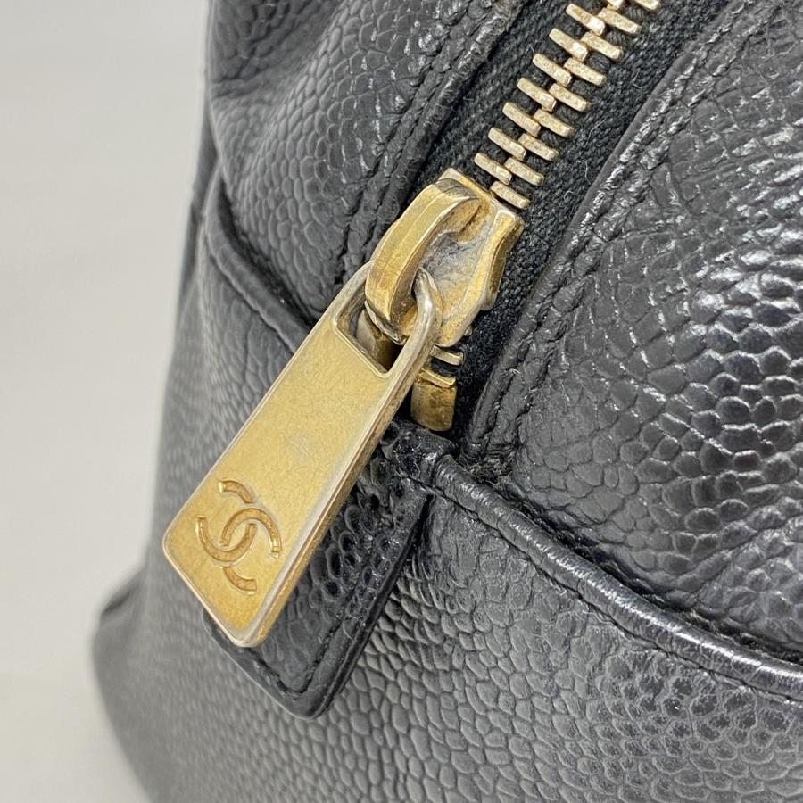 【6dd4716-k】シャネル ショルダーバッグ マトラッセ チェーンショルダー キャビアスキン ブラック ゴールド金具【中古】レディース CHANEL（シャネル） 【6dd4716-k】シャネル ショルダーバッグ