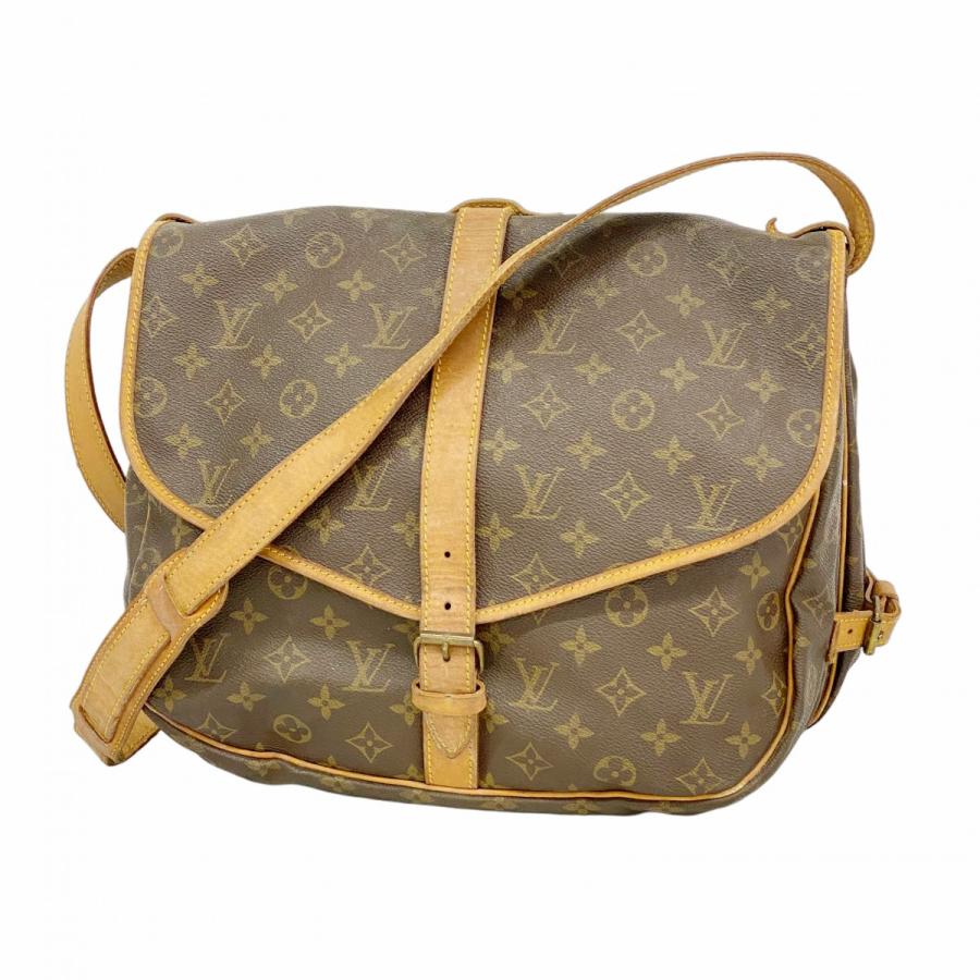 【6dd4773】ルイヴィトン ショルダーバッグ モノグラム ソミュール35 M42254 ブラウン【中古】レディース LOUIS VUITTON（ルイ・ヴィトン） 【6dd4773】ルイヴィトン ショルダー