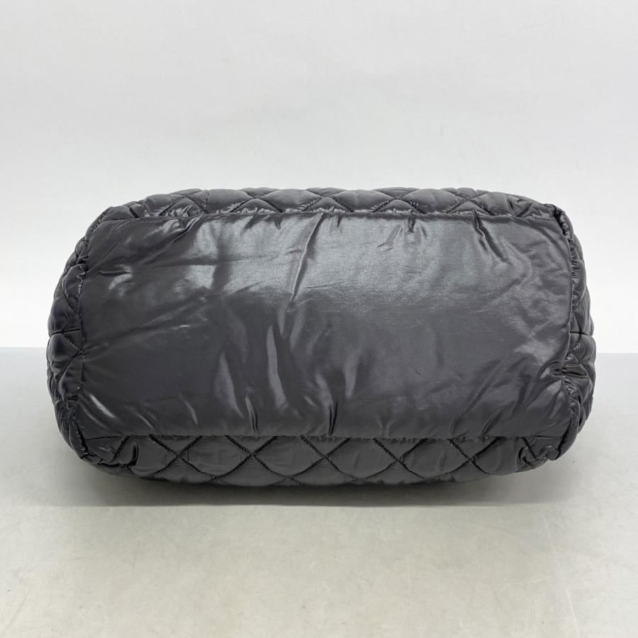 シャネル　コココクーン　ナイロン　トートバッグ　シルバー CHANEL ☆最終価格【5gb1324-b-h】シャネル トートバッグ ココ
