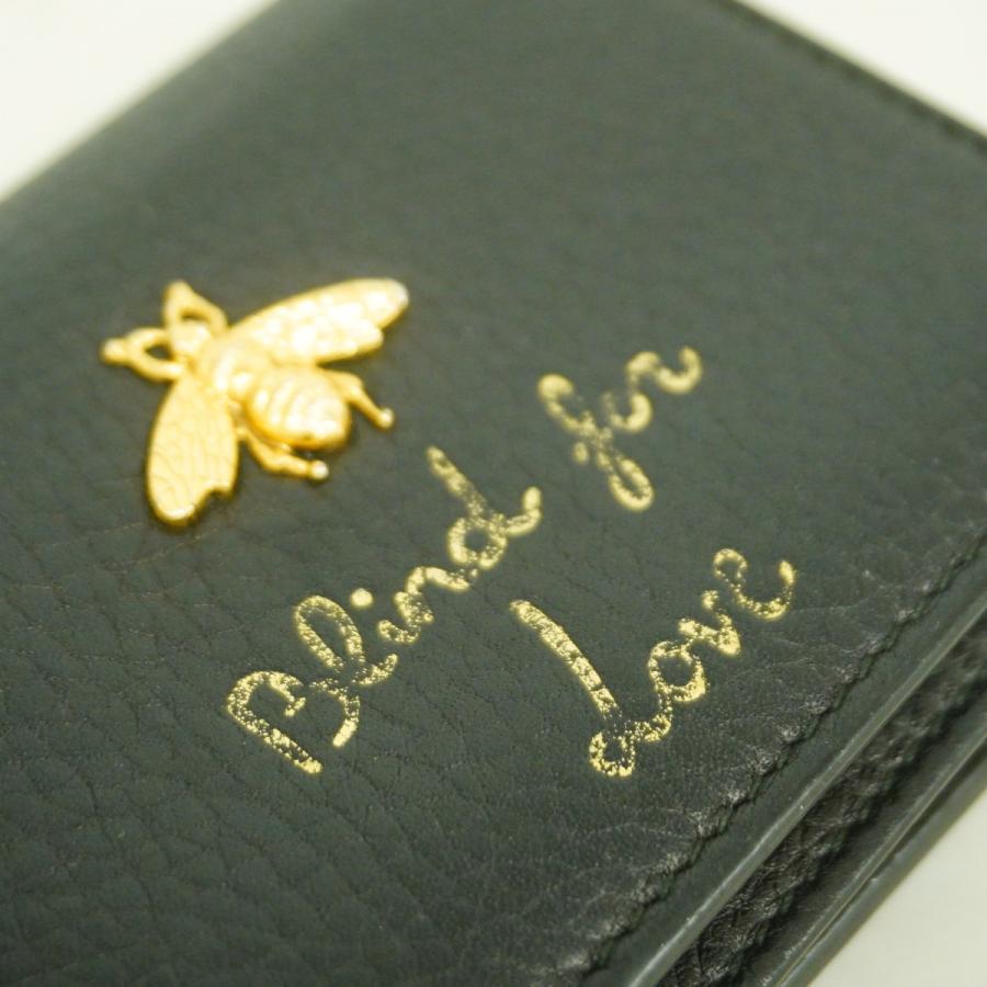 GUCCI ☆SALE【5gd4976-h】 財布 アニマリエ ビー 460185 レザー  