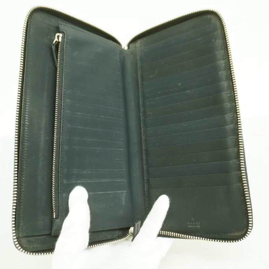 GUCCI 【5gd4975-h】グッチ 長財布 グッチシマ 295833 レザー ブラック  