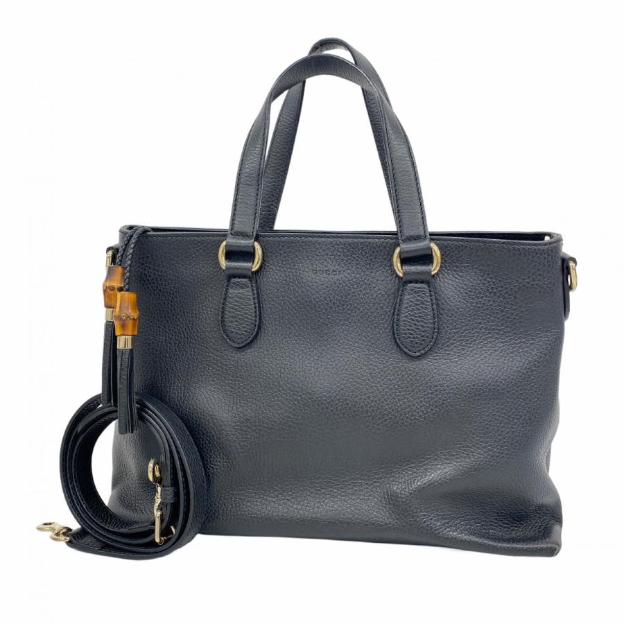 GUCCI 【5gc3875-h】グッチ トートバッグ バンブー 449642 レザー  