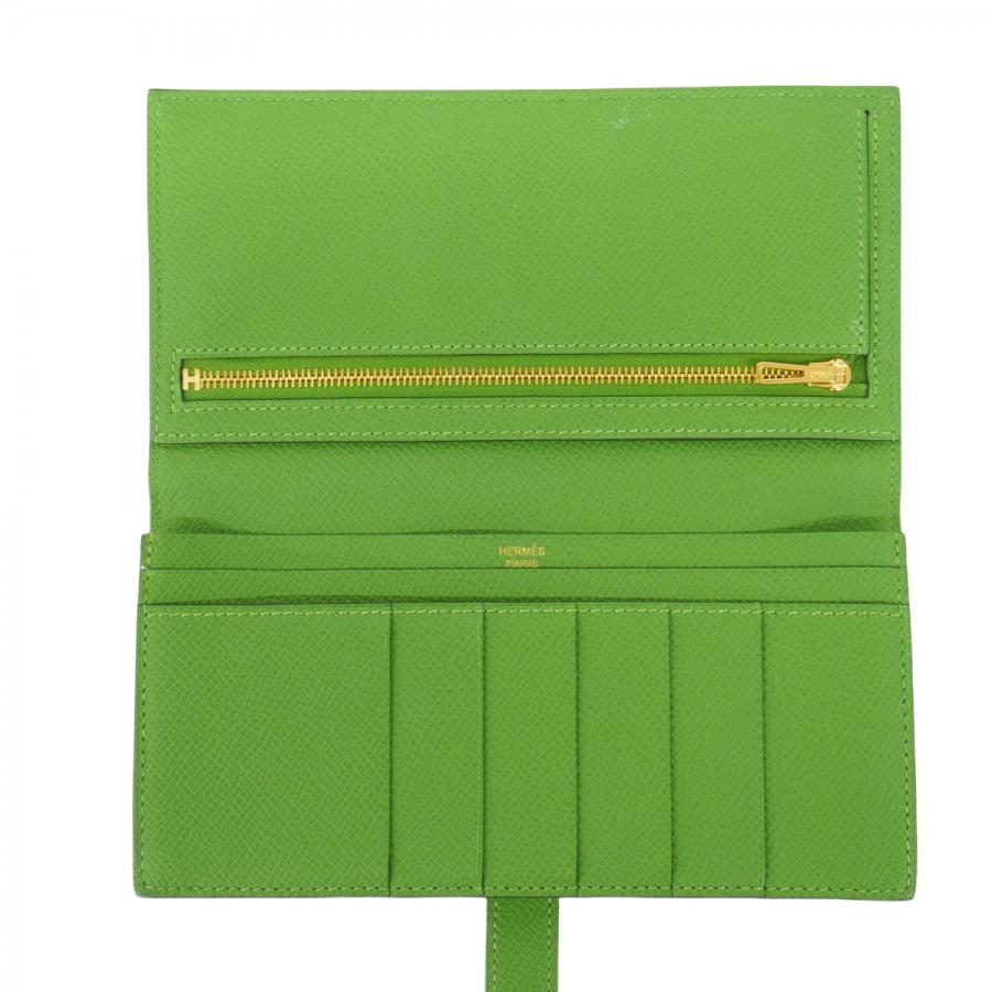 HERMES 【5gd4746-b-h】エルメス 長財布 ベアンスフレ ヴォーエプソン  