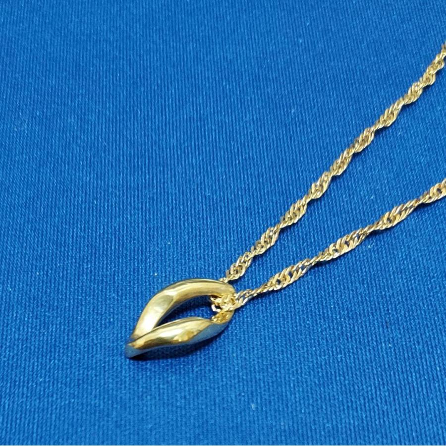 C032844) K18ネックレス 18金 YG アクセサリー