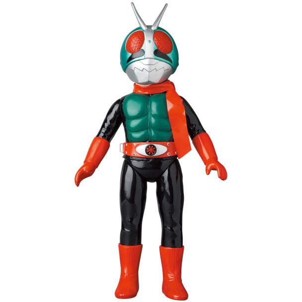 仮面ライダー新2号　細ライン　東宝レトロソフビコレクション 東映レトロソフビコレクション メディコムトイ 仮面ライダー新2号(細