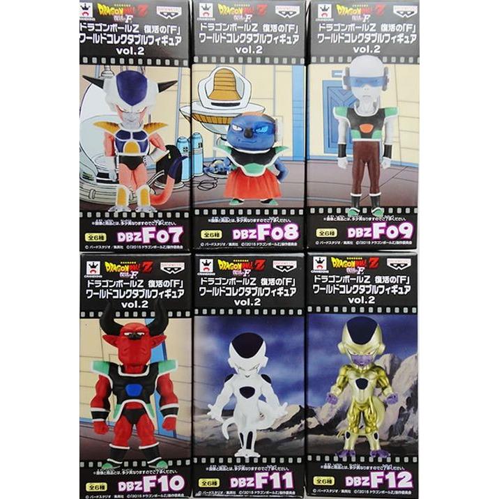 海外輸入 劇場版 ドラゴンボールz 復活の F 全6種セット Vol 2 ワールドコレクタブルフィギュア コミック アニメ