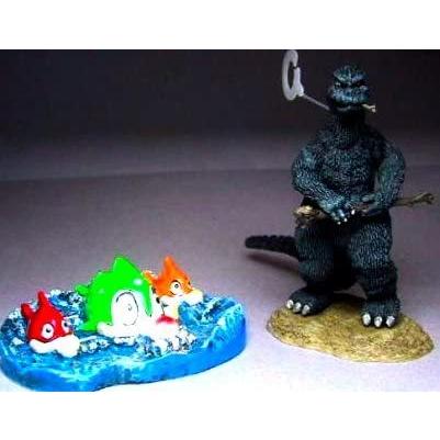 イワクラ ゴジラ オーナメント 特撮大百科 DELUXE2 怪獣王ゴジラ1973