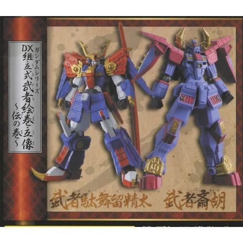 BANDAI DX組立式 武者絵巻立像 伝の巻 全2種セット 駄舞留精太 BANDAI DX組立式 武者絵巻立像 伝の巻 全2種セット 駄舞留精太