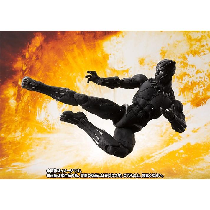 【輸送箱入り】S.H.フィギュアーツ アベンジャーズ ブラックパンサー(アベンジャーズ/インフィニティ・ウォー)の画像