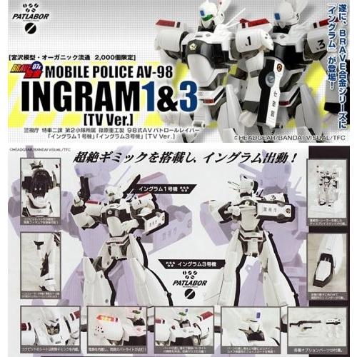 BANDAI（バンダイ） BRAVE合金 イングラム1号機＆3号機〈TV版） : 御宅