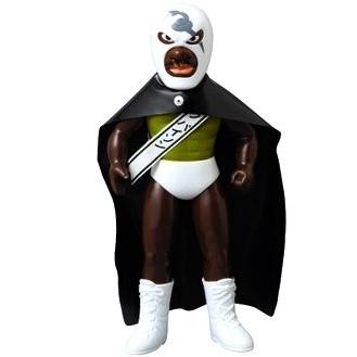 ソフビ メディコムトイ×電人 タイガーマスク ブラックパイソン 夢の