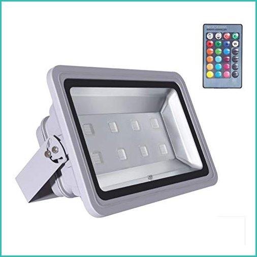 好評正規品にて期間延長 の新品wedo 400w Rgb Ledフラッドライトip66防水ブラックシェル16色がリモコンで4つのモードを変えるウォールウォッシ高品質登場から人気沸騰の