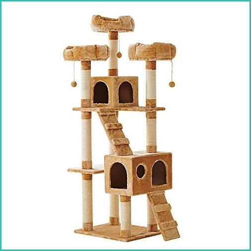 新品ju Fu 19 New Villa Large Cat おもちゃ Tree Cat Nest Pet Luxury Cat Villa Pet Toy Pet Nest 3 Colors Color Beige