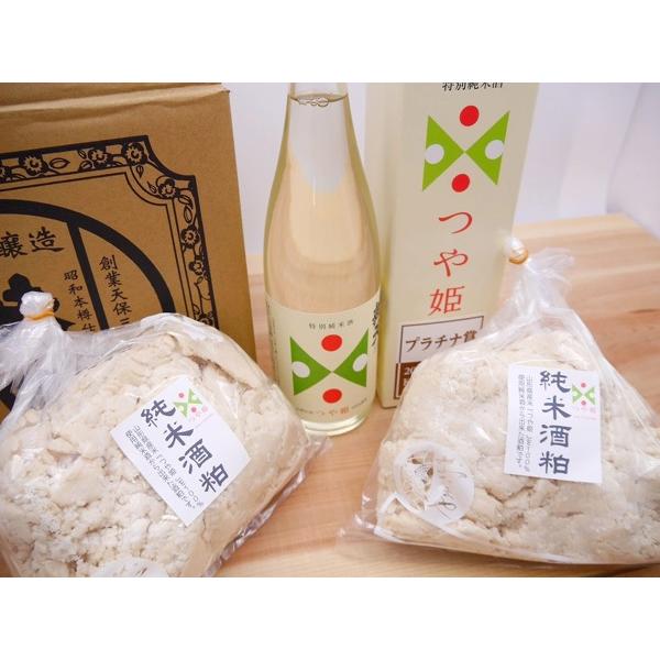山形つや姫 飲兵衛セット（特別純米酒720ml・純米酒粕1kg×2） |  | 01