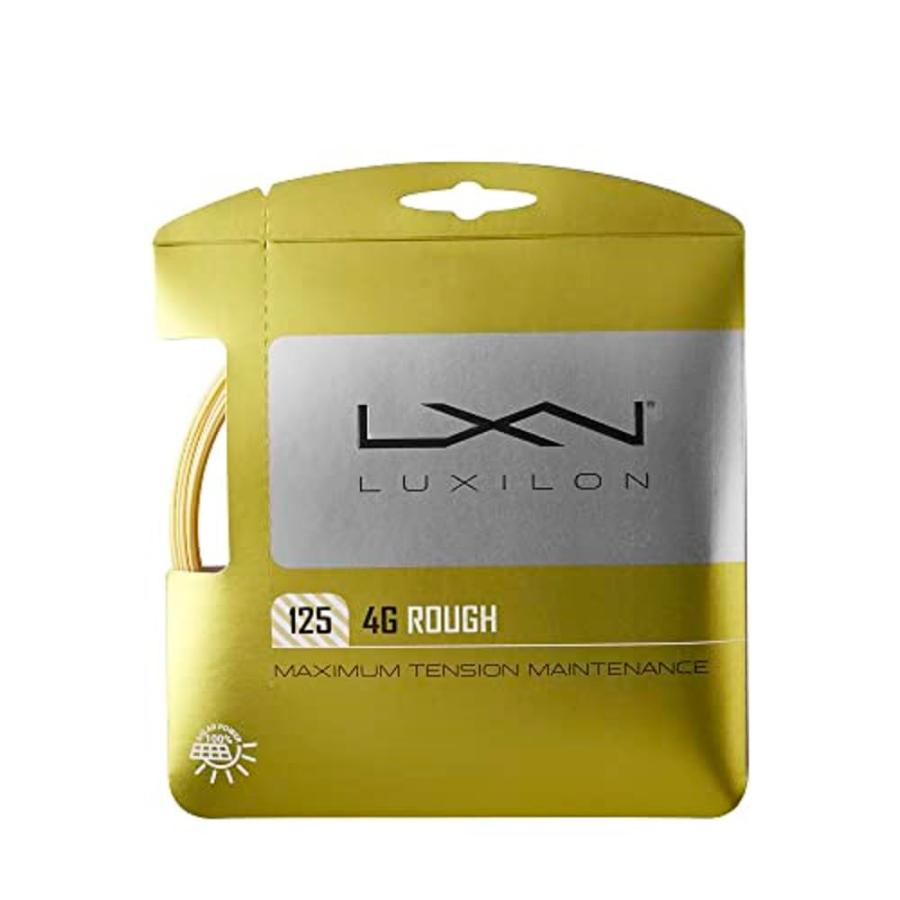 LUXILON(ルキシロン) テニス ストリング ガット 4G ROUGH 125(4G ラフ 