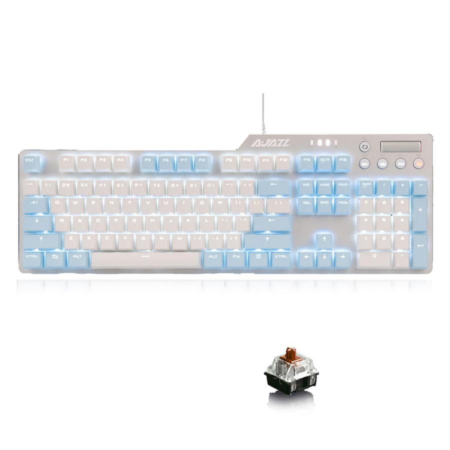 ちいかわキーボード(AJAZZ AK35i青軸ベース) Ajazz AK35i メカニカルキーボード 美しい有線ゲーミングキーボード