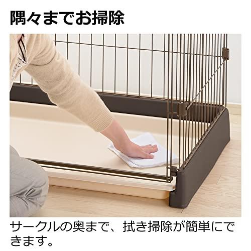 もっとお掃除簡単ペットサークル 90-60 ライトピンク : おたま屋商店