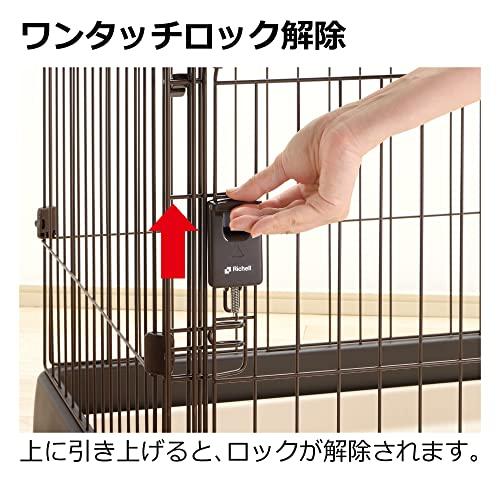 もっとお掃除簡単ペットサークル 90-60 ライトピンク : おたま屋商店